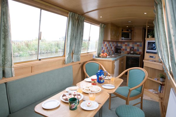  Saloon and galley 